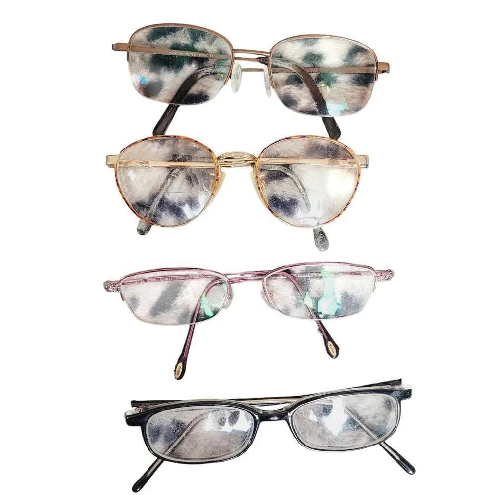 Vintage Eyeglass Frames Lot 4 Ducks Unlimited Safilo‎ Emozioni Sertbrown Mixed